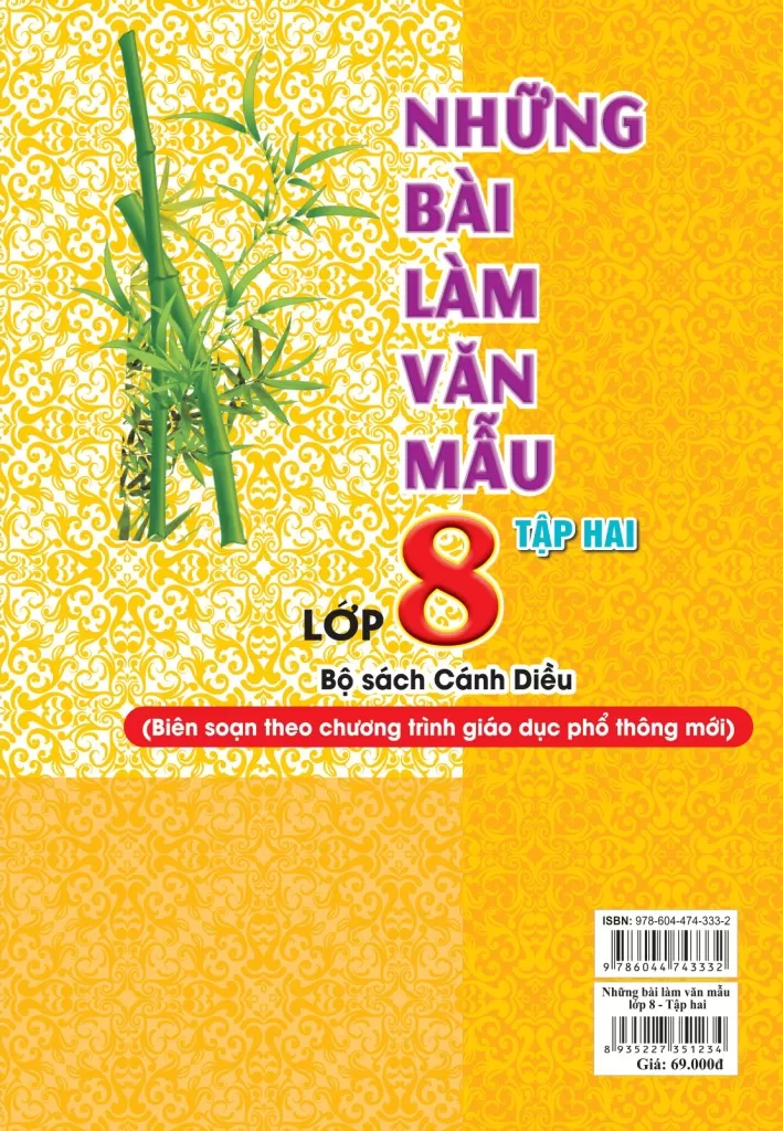 NHỮNG BÀI LÀM VĂN MẪU LỚP 8 - TẬP 2 (Bám sát SGK Cánh diều)
